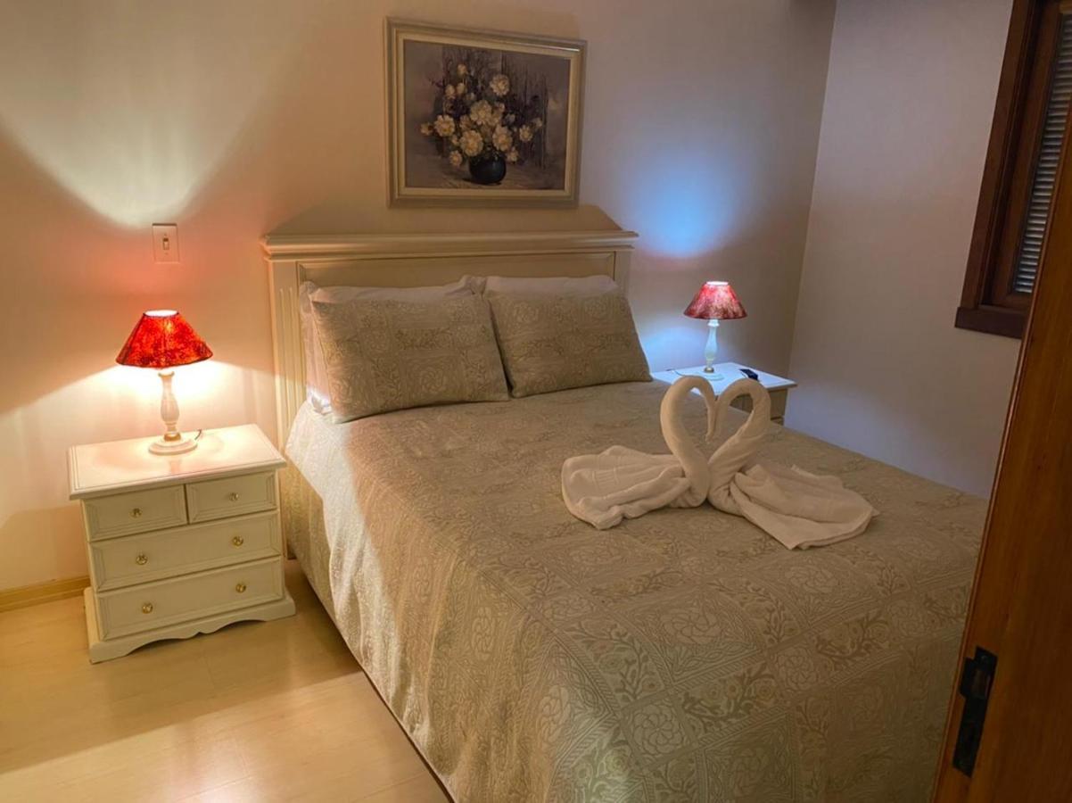 Flat Gramado Centro - Proximo Da Rua Cobertaアパートメント エクステリア 写真